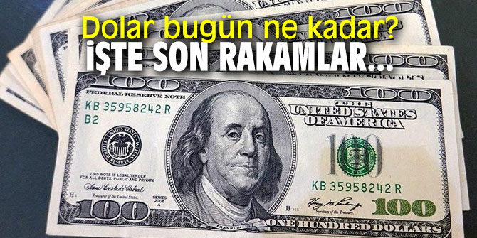 Dolar bugün ne kadar İşte son rakamlar