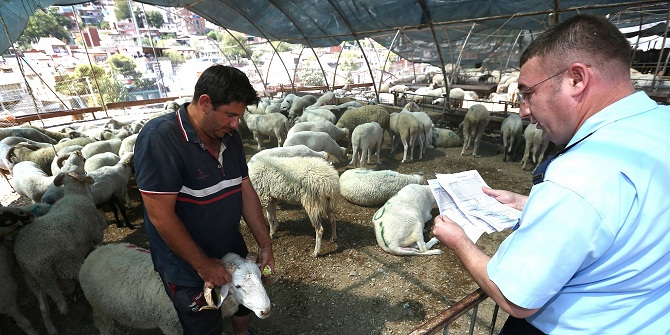 Konak'ta kurban satım noktalarına denetim