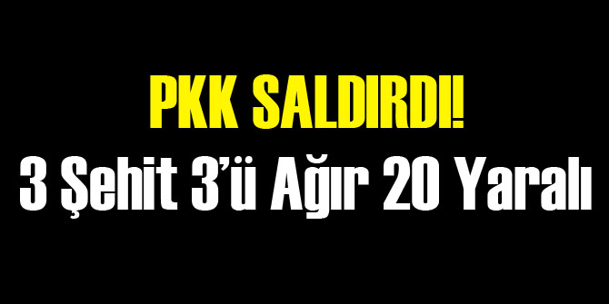 Çukurca'da 3 Asker Şehit 20 Asker Yaralı!