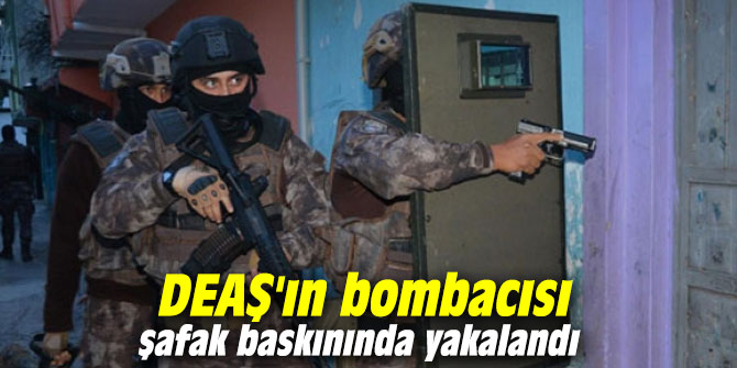 DEAŞ'ın bombacısı şafak baskınında yakalandı