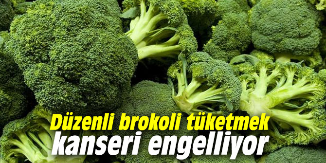 Düzenli brokoli tüketmek kanseri engelliyor