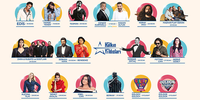 'Halkın Yıldızları’ konserleri başlıyor