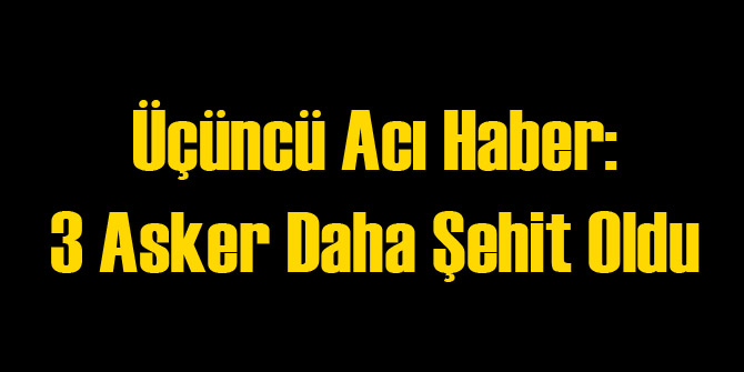 Acı Haber: 5 Asker Şehit
