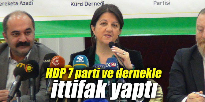 HDP 7 parti ve dernekle ittifak yaptı