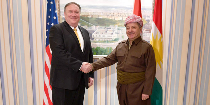 ABD Dışişleri Bakanı Pompeo, Barzani ile görüştü