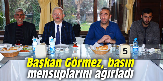 Başkan Görmez, basın mensuplarını ağırladı