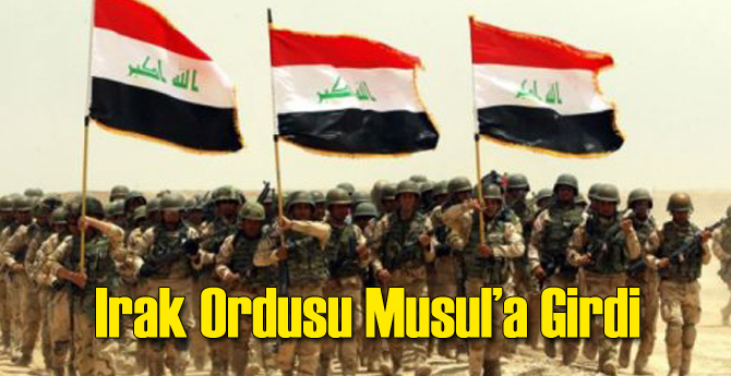 Irak Ordusu Musul'a Girmeyi Başardı!
