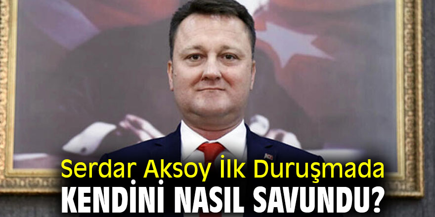 Serdar Aksoy İlk Duruşmada Kendini Nasıl Savundu?
