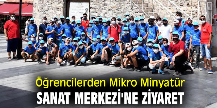 Öğrencilerden Mikro Minyatür Sanat Merkezi'ne ziyaret