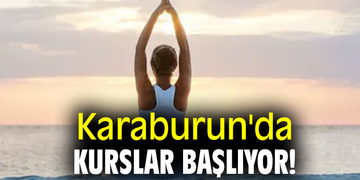 Karaburun'da kurslar başlıyor!