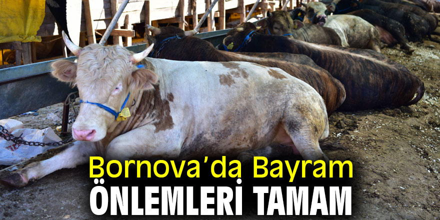 Bornova’da Bayram önlemleri tamam