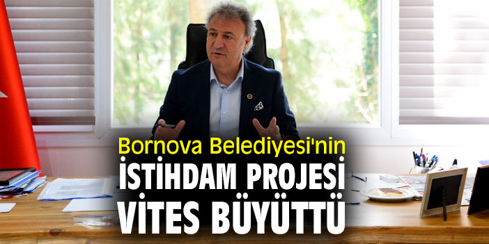 Bornova Belediyesi'nin istihdam projesi vites büyüttü