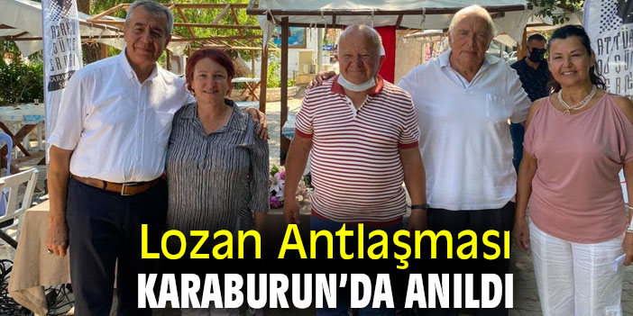 Lozan Antlaşması Karaburun’da anıldı