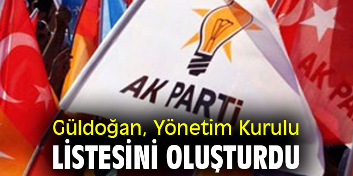 Veysel Güldoğan, yönetim kurulu listesini oluşturdu