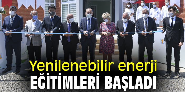 Yenilenebilir enerji eğitimleri başlıyor