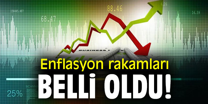 Enflasyon rakamları belli oldu!