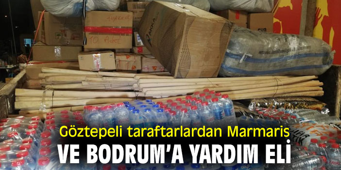 Göztepeli taraftarlardan yardım eli