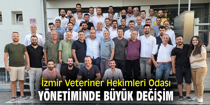 İzmir Veteriner Hekimleri Odası'nda değişiklik