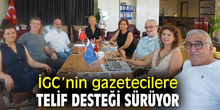 İGC’nin gazetecilere telif desteği sürüyor