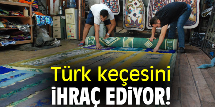 Türk keçesini ihraç ediyor!