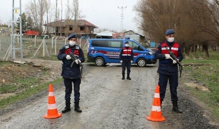 Bir köy karantinaya alındı