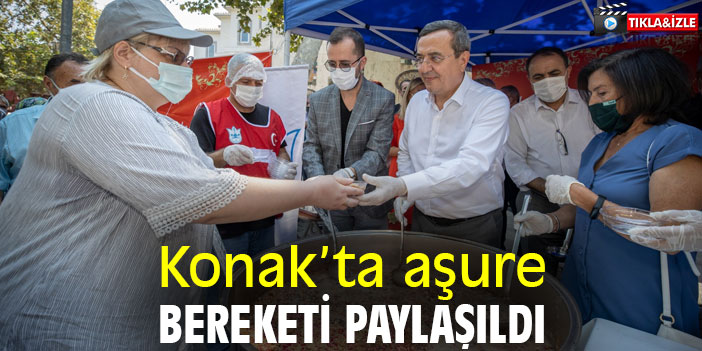 Konak’ta aşure bereketi paylaşıldı