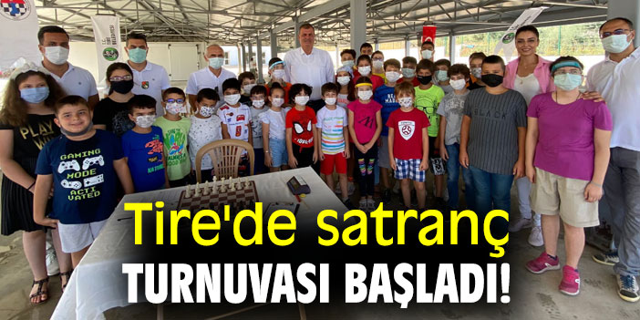 Tire'de satranç turnuvası başladı!