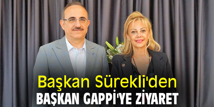 Başkan Sürekli'den Başkan Gappi'ye ziyaret