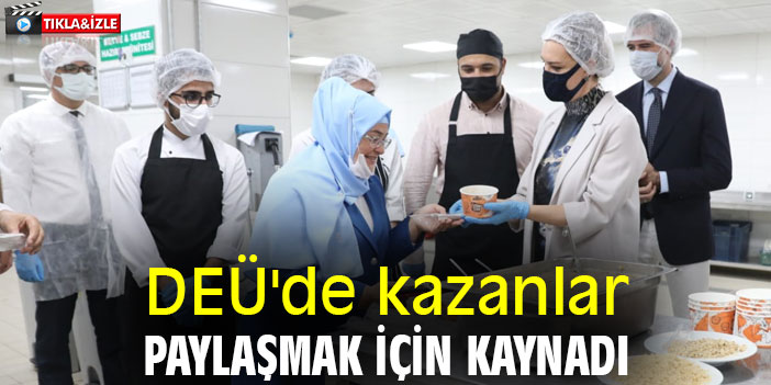 DEÜ'de kazanlar paylaşmak için kaynadı