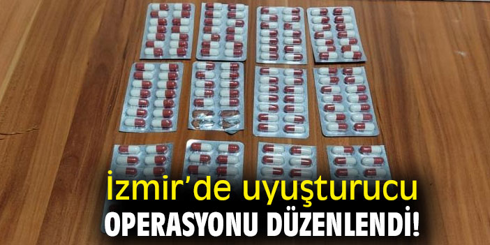 İzmir’de uyuşturucu operasyonu düzenlendi!