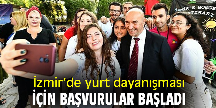 İzmir’de yurt dayanışması için başvurular başladı