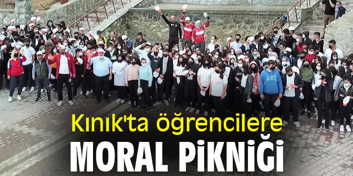 Kınık'ta öğrencilere moral pikniği