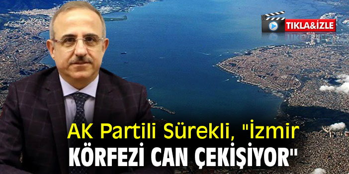 AK Partili Sürekli, "İzmir Körfezi can çekişiyor"