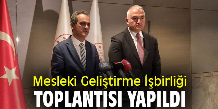 Mesleki Geliştirme İşbirliği toplantısı yapıldı