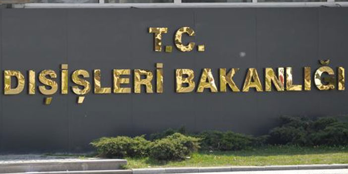 Dışişleri Bakanlığı'ndan saldırıya kınama!