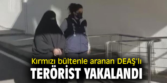 Kırmızı bültenle aranan DEAŞ’lı terörist yakalandı