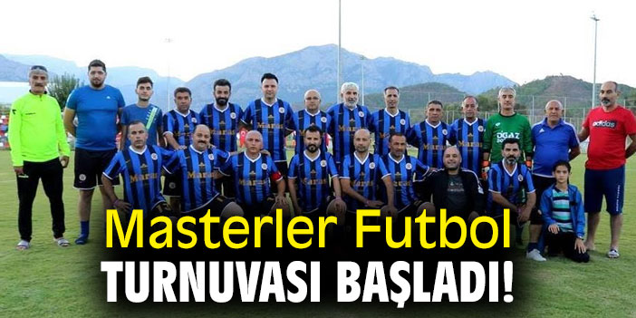 Masterler Futbol Turnuvası başladı!