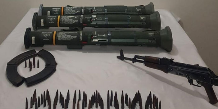 AT-4 tanksavar silahı ve mühimmat ele geçirildi