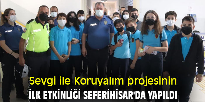 Sevgi ile Koruyalım projesinin ilk etkinliği Seferihisar'da yapıldı