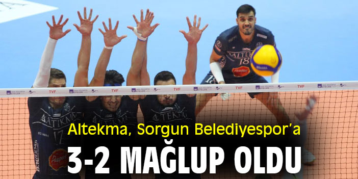 Altekma, Sorgun Belediyespor’a 3-2 mağlup oldu