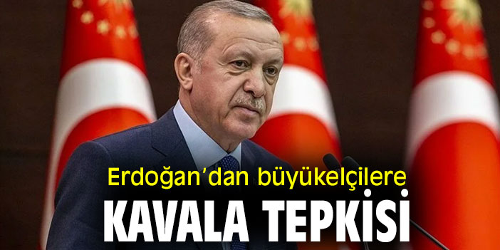 Erdoğan’dan büyükelçilere Kavala tepkisi