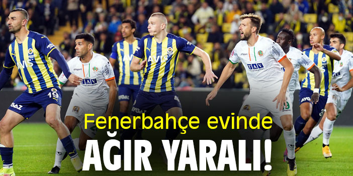 Fenerbahçe evinde ağır yaralı!