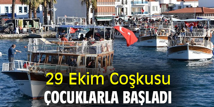 ​​​​​​​29 Ekim Coşkusu Çocuklarla Başladı