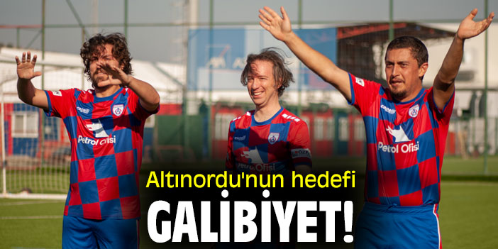 Altınordu'nun hedefi galibiyet!