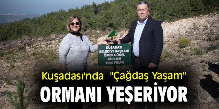 Kuşadası'nda Hatıra Ormanı projesi hayata geçirildi!