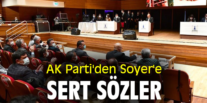 AK Parti'den Soyer'e sert sözler