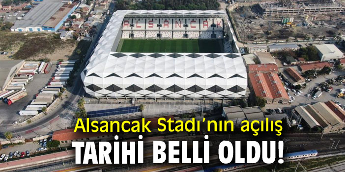 Alsancak Stadı’nın açılış tarihi belli oldu!
