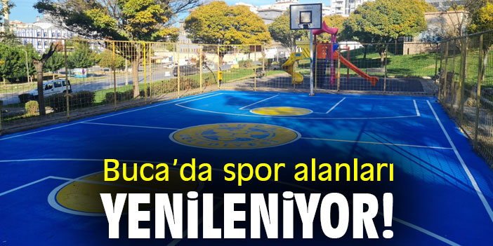 Buca’da spor alanları yenileniyor!