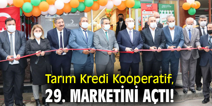 TARIM KREDİ KOOPERATİF 29. MARKETİNİ AÇTI!