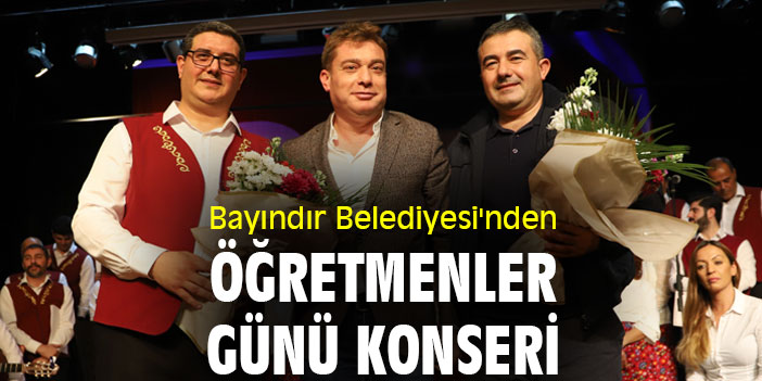 Bayındır Belediyesi'nden Öğretmenler Günü Konseri